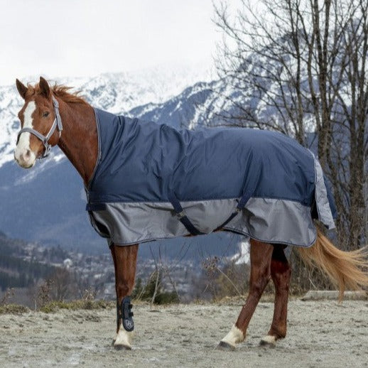 Manta de exterior Equi-Theme Tyrex 600D con cuello alto
