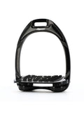 Estribo Aluminio Negro Adulto Flex-on Ultra Grip Plano Negro/Negro/Blanco - Flex-on