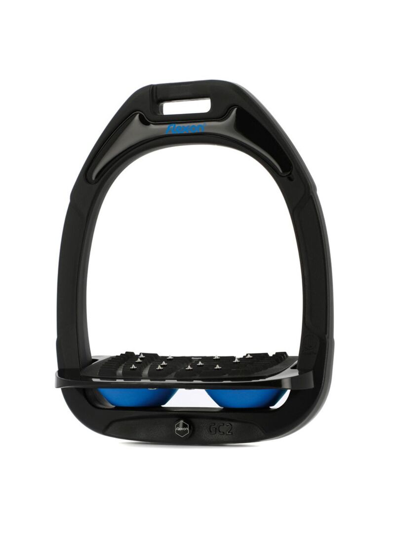 Estribo Green Composite Adulto Flex-on IUG Negro/Negro/Azul Claro - Flex-on