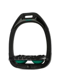 Estribo Green Composite Adulto Flex-on IUG Negro/Negro/Verde - Flex-on