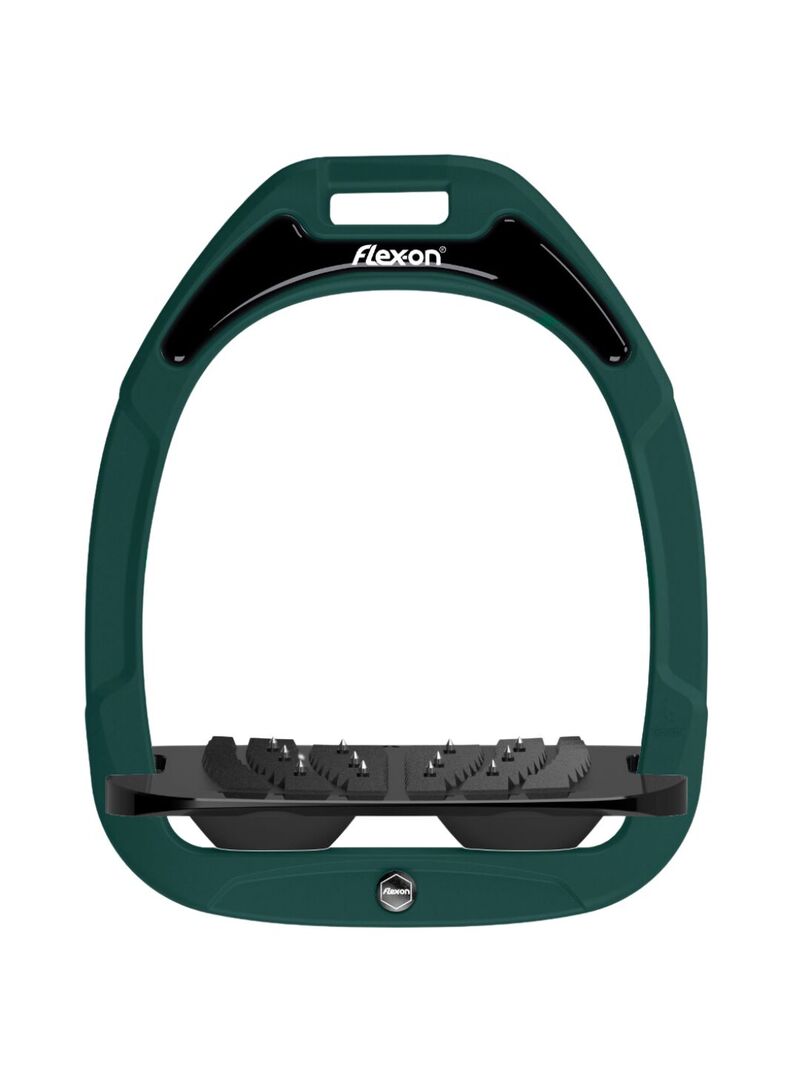 Estribo Green Composite Adulto Flex-on IUG Verde/Negro/Negro - Flex-on