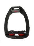Estribo Safe-On Adulto Flex-on Ultra-Grip Inclinado Negro/Negro/Rojo - Flex-on