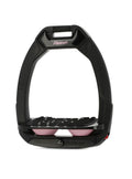 Estribo Safe-On Adulto Flex-on Ultra-Grip Inclinado Negro/Negro/Rosa Claro - Flex-on