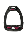 Estribo Safe-On Adulto Flex-on Ultra-Grip Inclinado Negro/Negro/Fucsia - Flex-on
