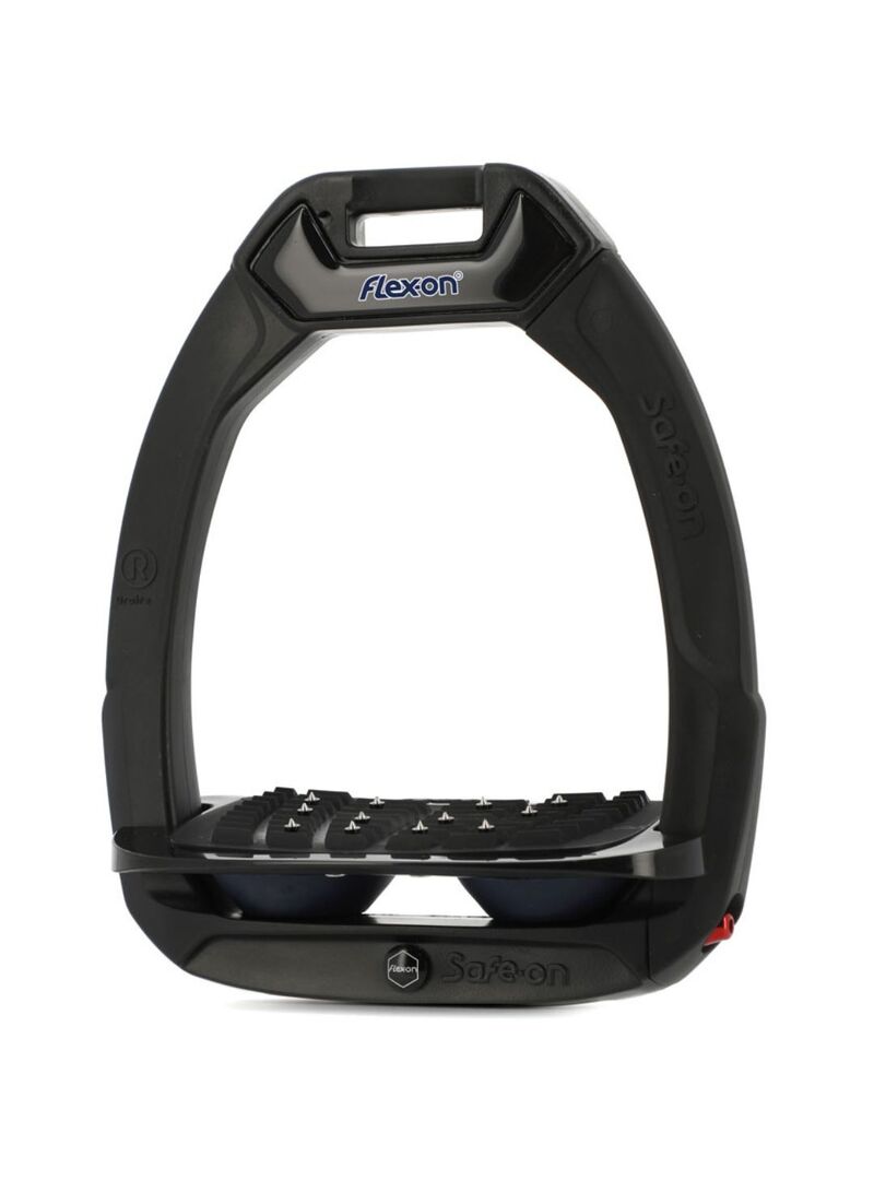 Estribo Safe-On Adulto Flex-on Ultra-Grip Inclinado Negro/Negro/Marino - Flex-on
