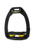 Estribo Safe-On Adulto Flex-on Ultra-Grip Inclinado Negro/Negro/Amarillo - Flex-on