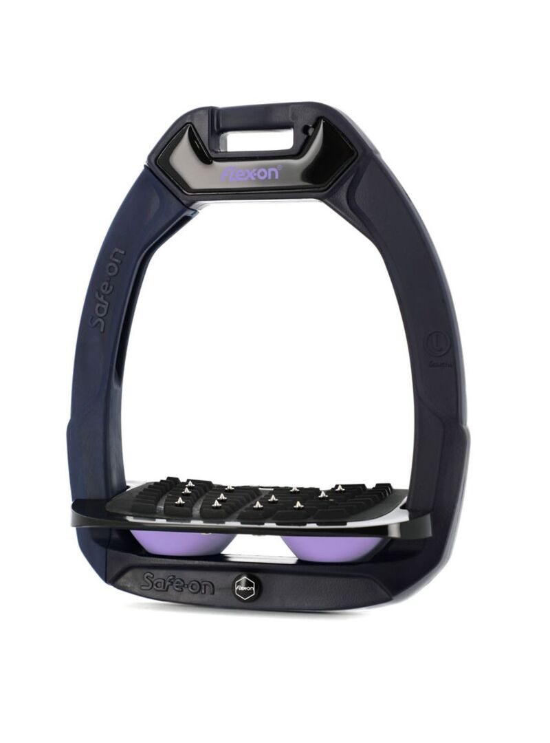 Estribo Safe-On Adulto Flex-on Ultra-Grip Inclinado Marino/Negro/Rosa Claro - Flex-on (7)
