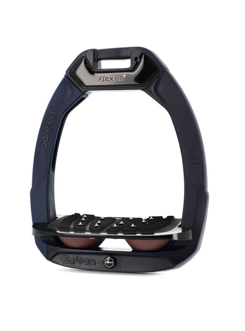 Estribo Safe-On Adulto Flex-on Ultra-Grip Inclinado Marino/Negro/Rosa Claro - Flex-on (8)