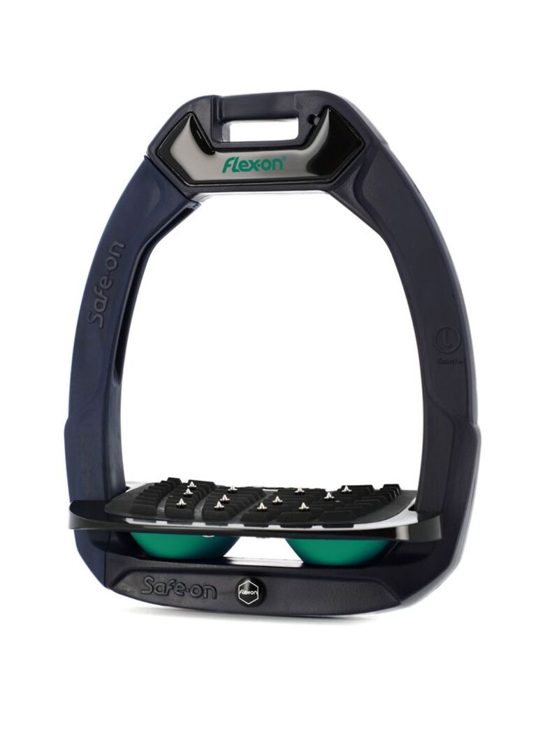 Estribo Safe-On Adulto Flex-on Ultra-Grip Inclinado Marino/Negro/Irish Green - Flex-on