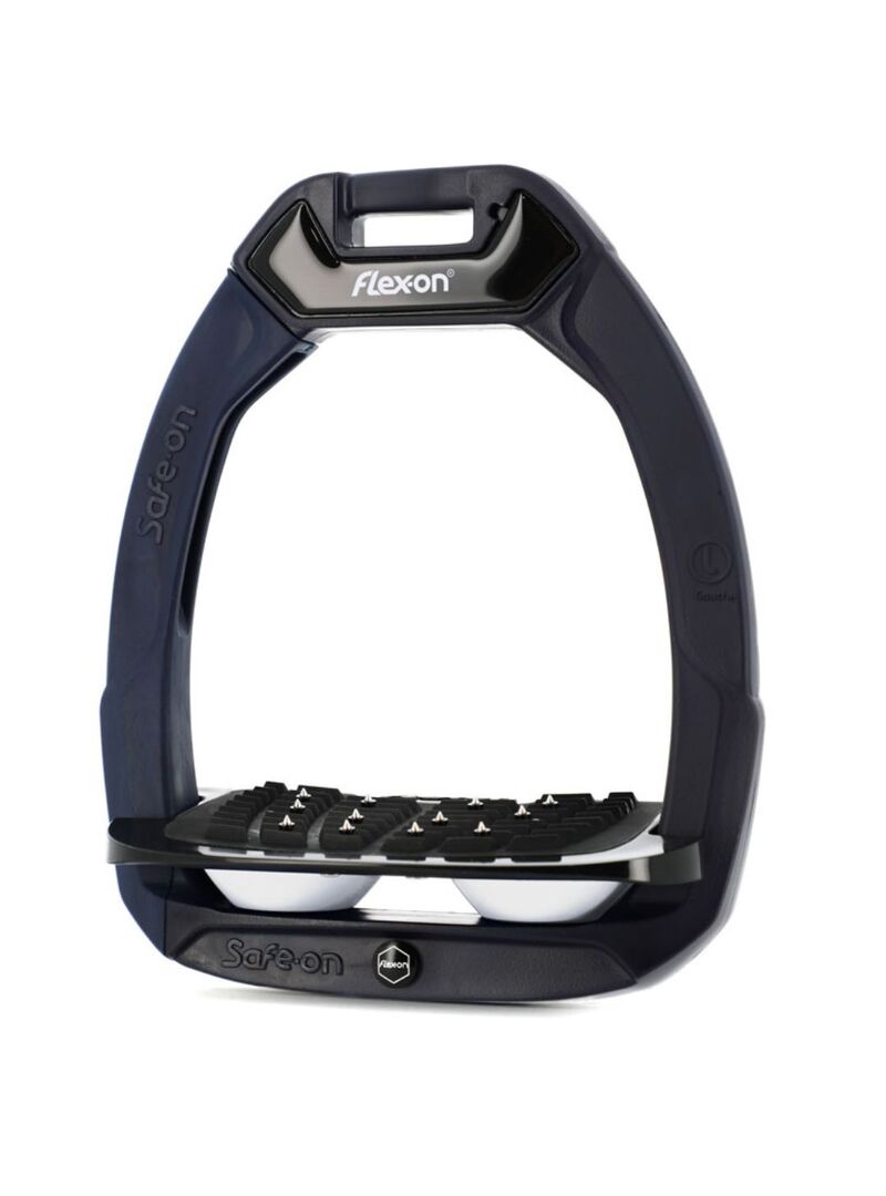 Estribo Safe-On Adulto Flex-on Ultra-Grip Inclinado Marino/Negro/Blanco - Flex-on