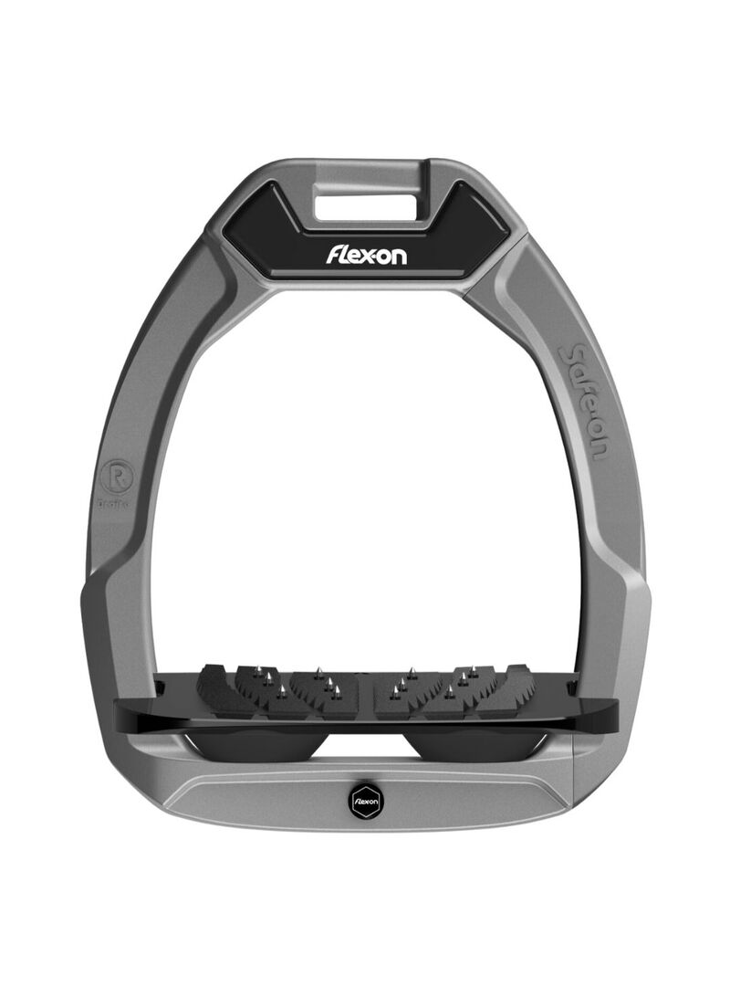 Estribo Safe-On Adulto Flex-on Ultra-Grip Inclinado Gris Claro/Negro/Negro - Flex-on
