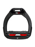 Estribo Safe-On Junior Flex-on Grip Inclinado Negro/Negro/Rojo - Flex-on