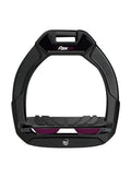 Estribo Safe-On Junior Flex-on Grip Inclinado Negro/Negro/Ciruela - Flex-on