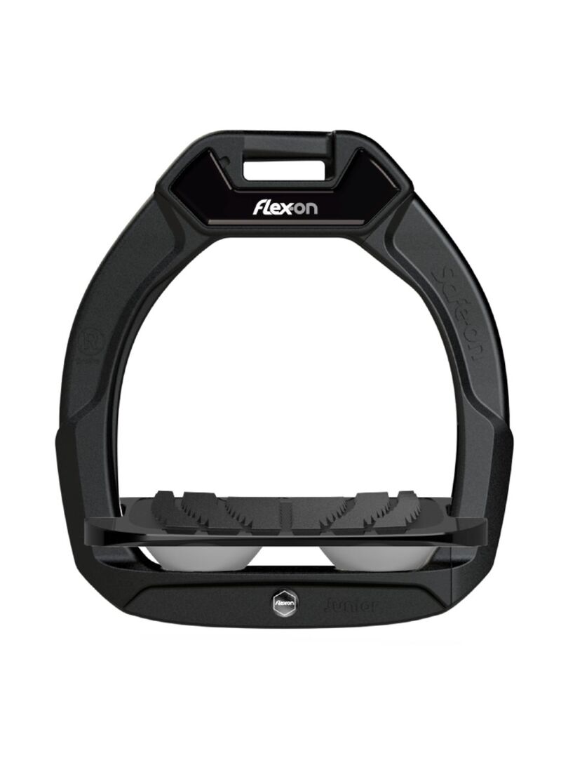 Estribo Safe-On Junior Flex-on Grip Inclinado Negro/Negro/Burdeos - Flex-on (7)