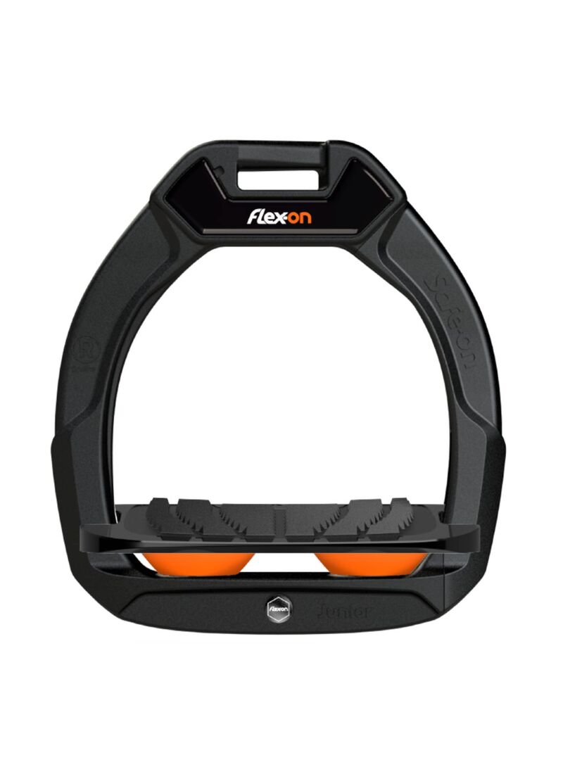 Estribo Safe-On Junior Flex-on Grip Inclinado Negro/Negro/Burdeos - Flex-on (8)