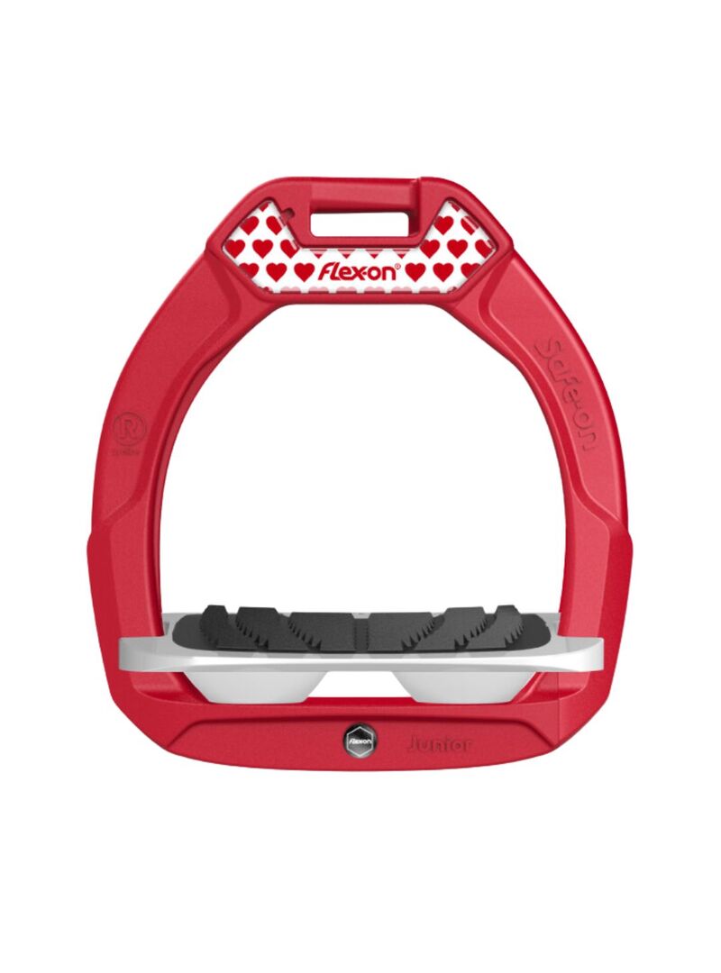 Estribo Safe-On Junior Flex-on Grip Inclinado Negro/BrazoVerde/Verde - Flex-on (2)