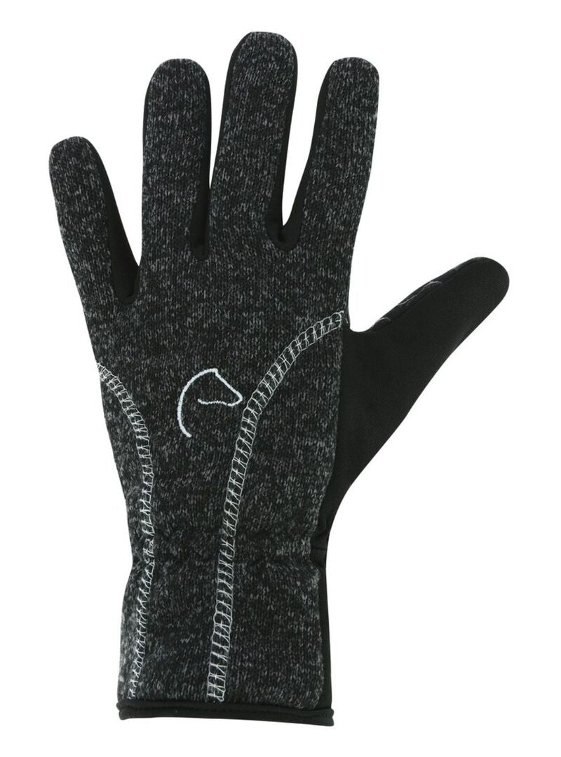 Guantes Equithème “Chaud” Gris Jaspeado - Equitheme