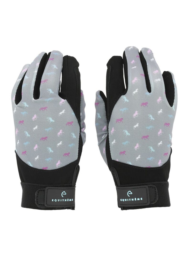 Guantes Equithème “Maelle” Junior Negro - Equitheme (3)