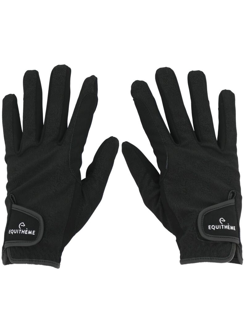 Guantes Equithème “Savage” Negro - Equitheme