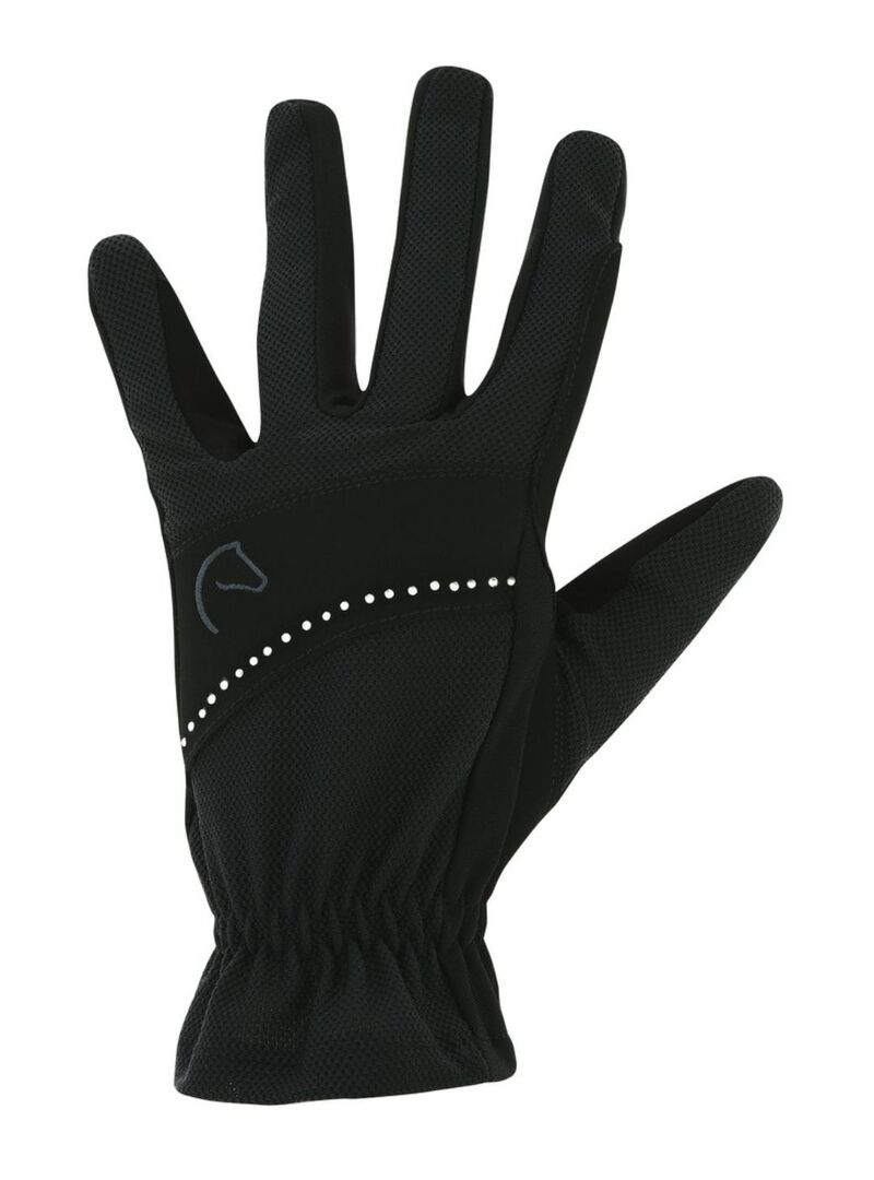 Guantes Equithème “Strass” Negro - Equitheme
