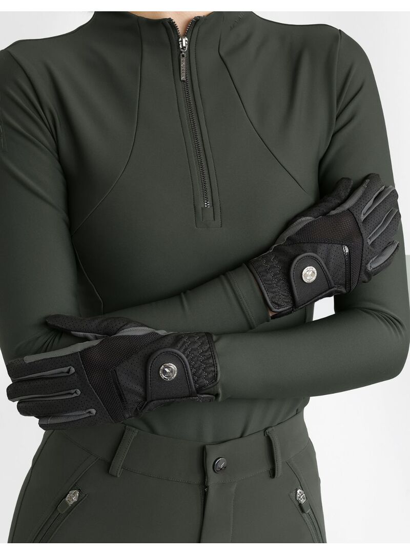 Guantes Max Riding Maximiliam Negro/Gris - Maximilian (4)