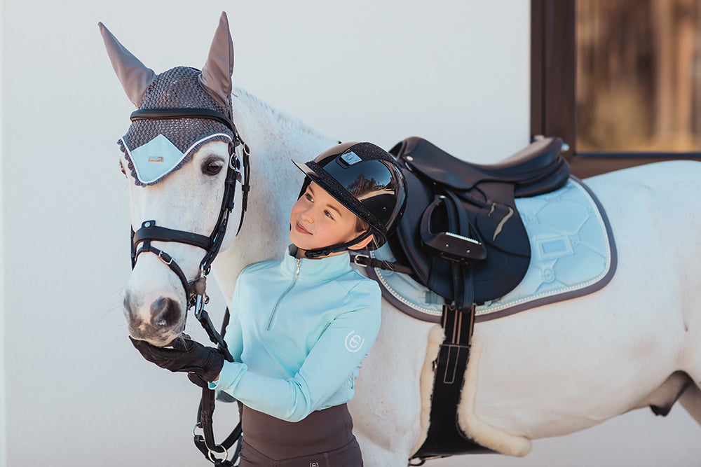 Orejeras Equestrian Stockholm orejeras Ice Blue