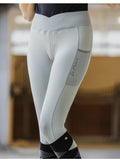 Legging Je T’aime Equithème “Flora” Mujer Verde Salvia - Equitheme