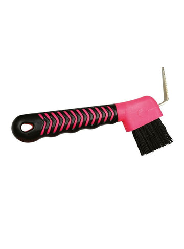 Limpiacascos Hippotonic 'Soft Hand' Fucsia/Negro - Equitheme