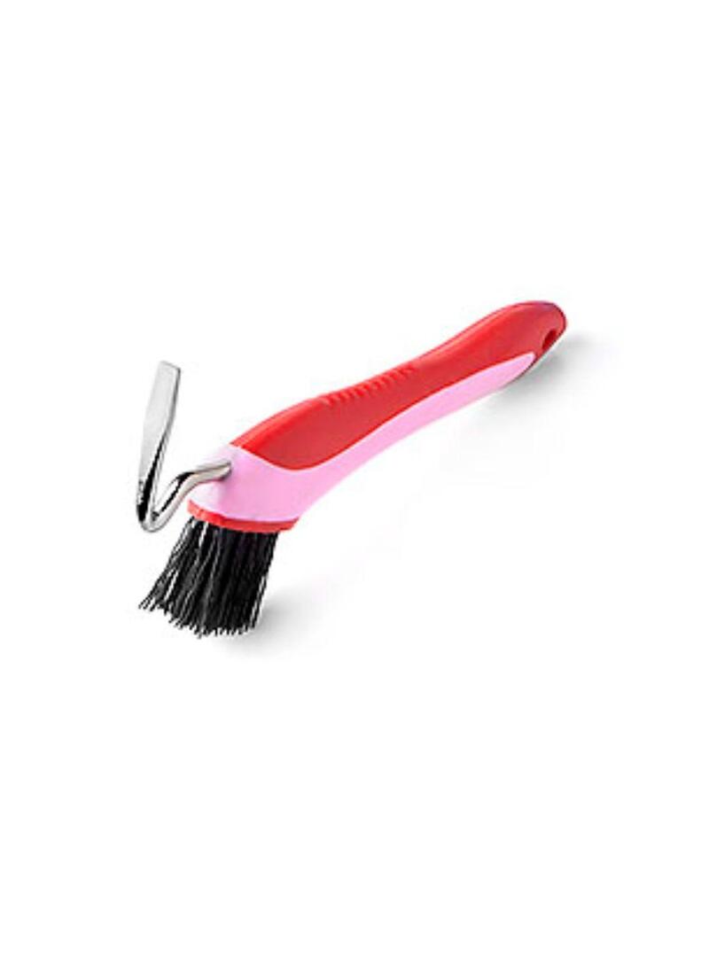 Limpiacascos Lexhis Soft Line con Mango y Cepillo Rojo - Lexhis