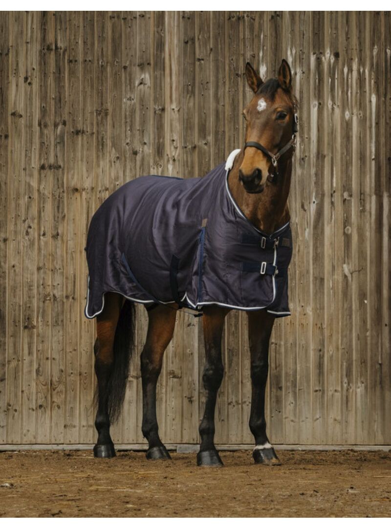 Manta Cuadra Equithème “Vague” 0 gr Marino - Equitheme