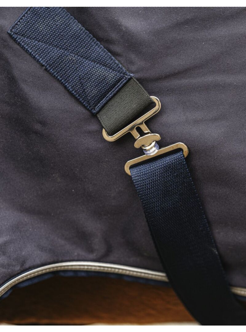 Manta Cuadra Equithème “Vague” 0 gr Marino - Equitheme (5)
