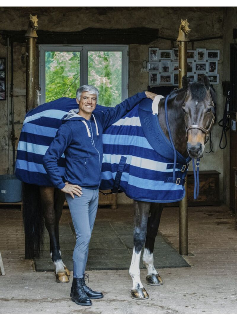 Manta Polar Equithème “Confortech” Marino - Equitheme (3)