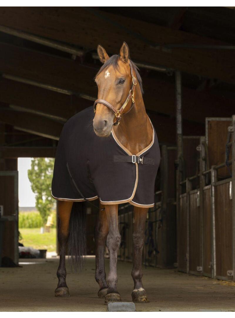 Manta Polar EQUITHÈME 'Polyfun' - Negro/Blanco - Equitheme (2)