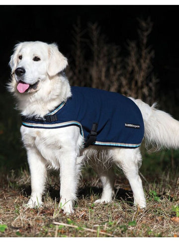 Manta Rambo para Perros Polar Impermeable Marino/Beige - Rambo