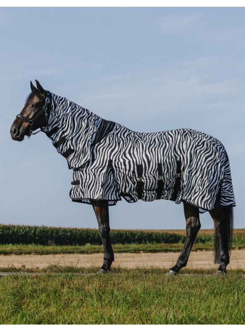 Manta Riding World Belly Mesh Combo Zebra - Riding World