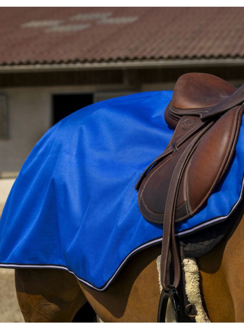 Manta Riñonera Equithème “Tyrex 1200D” Tejido Polar Burdeos - Equitheme (2)