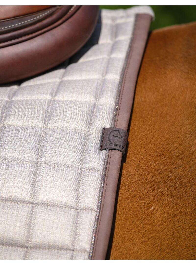 Mantilla Equithème “Chic” Marrón - Equitheme (2)
