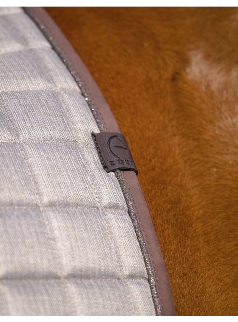 Mantilla Equithème “Chic” Marrón - Equitheme (4)