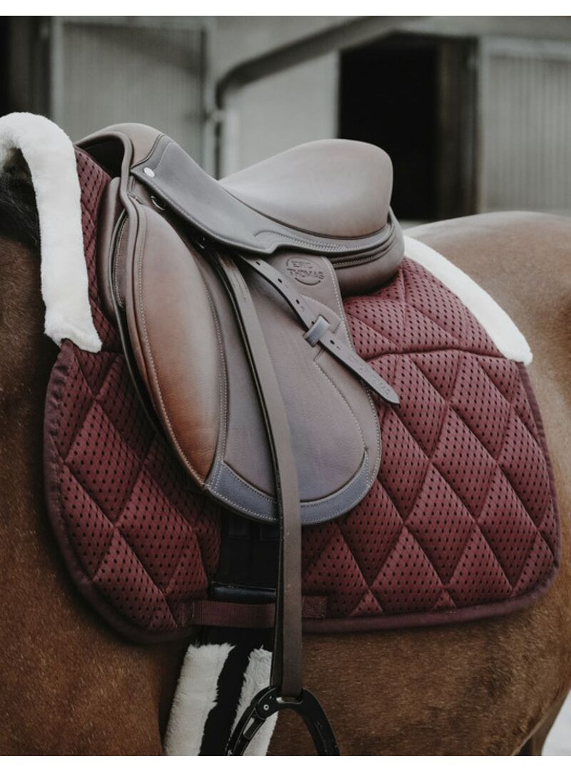 Mantilla Equithème "Pro Air" Burdeos - Equitheme (2)
