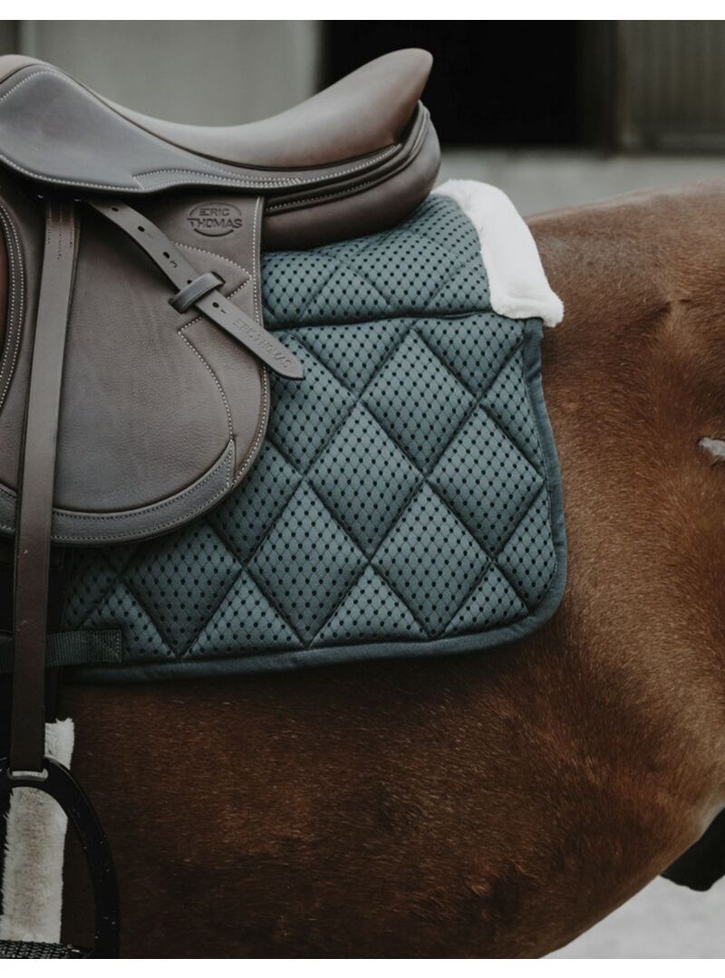 Mantilla Equithème "Pro Air" Verde Oscuro - Equitheme (2)