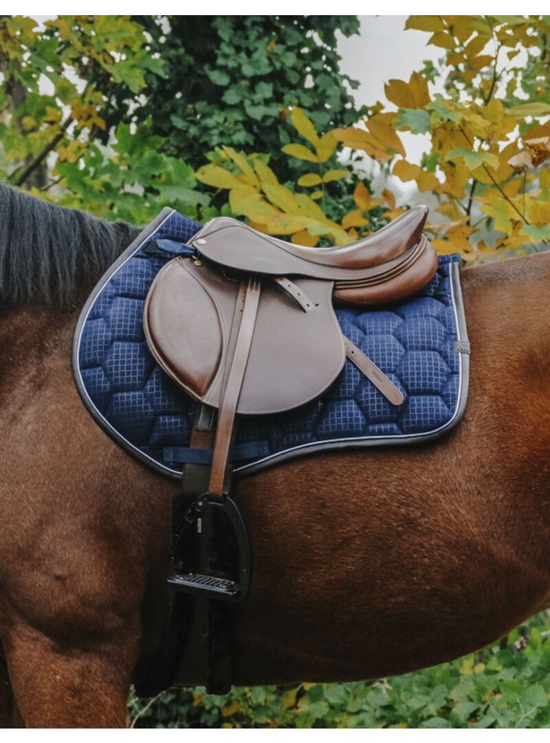 Mantilla Equithème “Quadri” Marino - Equitheme (3)