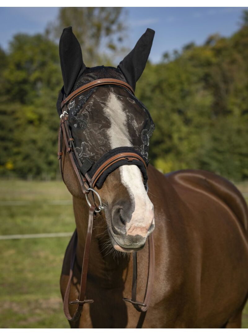 Máscara Antimoscas Equithème "Training" Negro - Equitheme (2)
