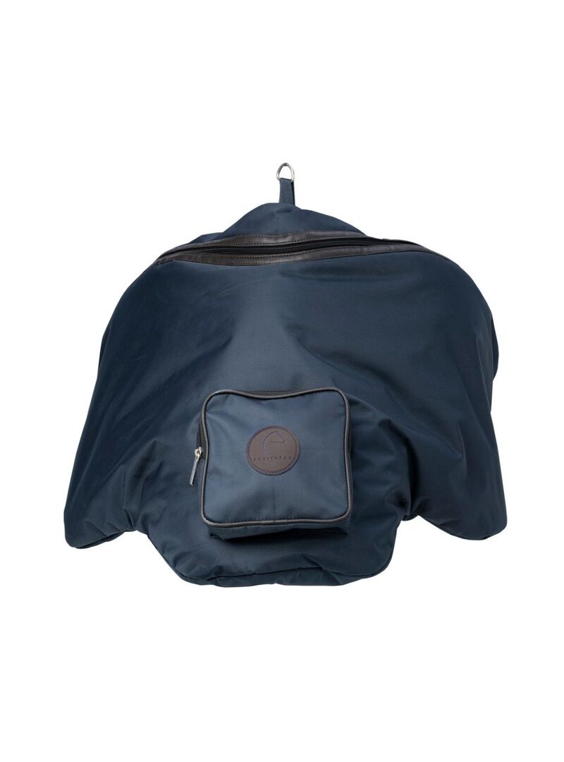 Mochila para silla Equithème “Premium” Marino - Equitheme
