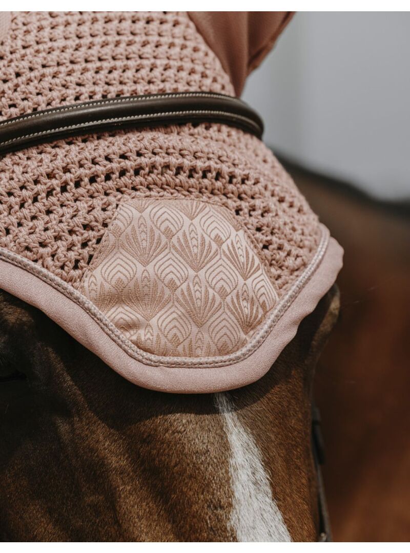 Orejeras Antimoscas Equithème “Brocart” Rosa - Equitheme (2)