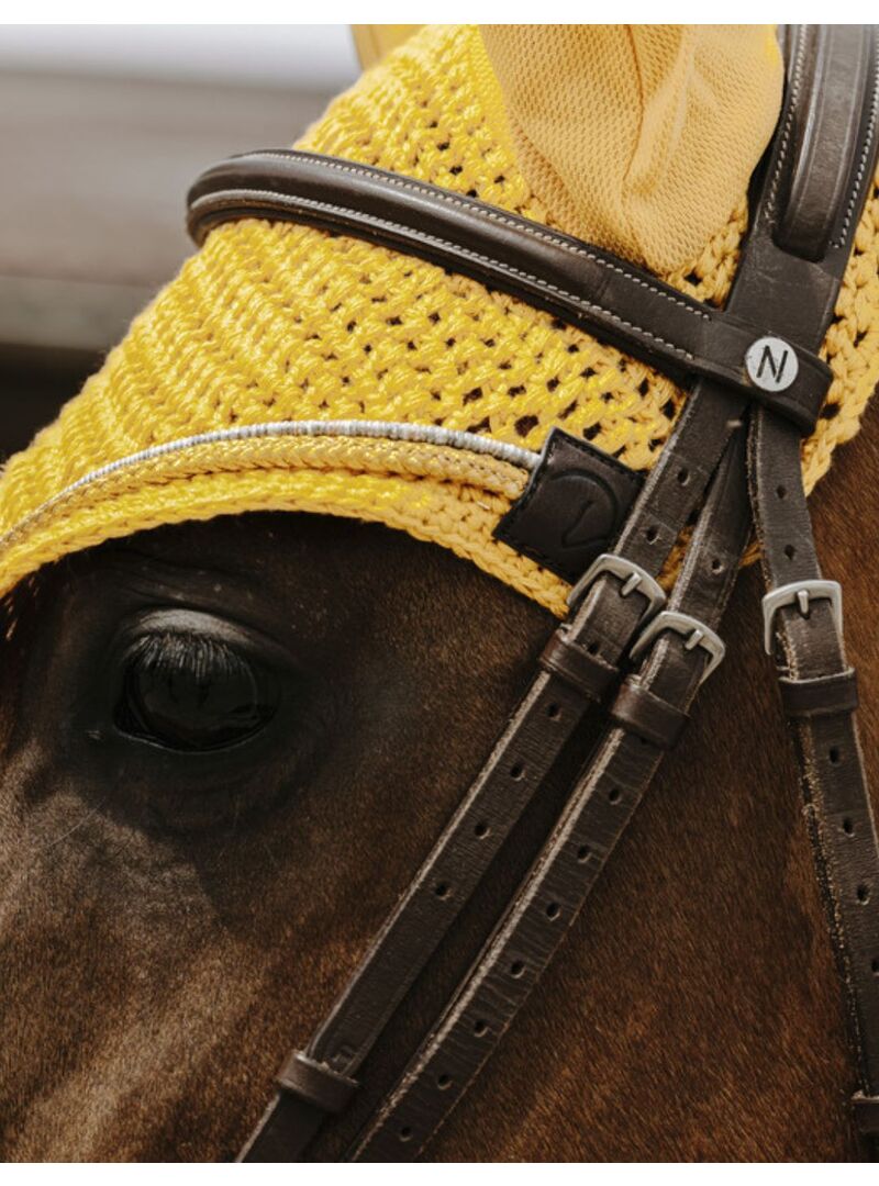 Orejeras Antimoscas Equithème “Hexalight” Amarillo - Equitheme (3)