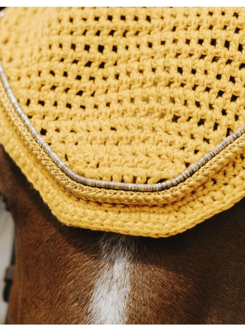 Orejeras Antimoscas Equithème “Hexalight” Amarillo - Equitheme (4)