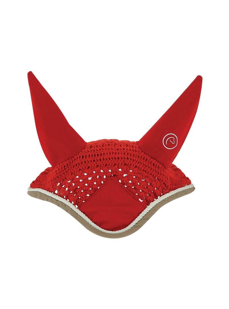 Orejeras Equithème "Polyfun" Rojo/Taupe - Equitheme