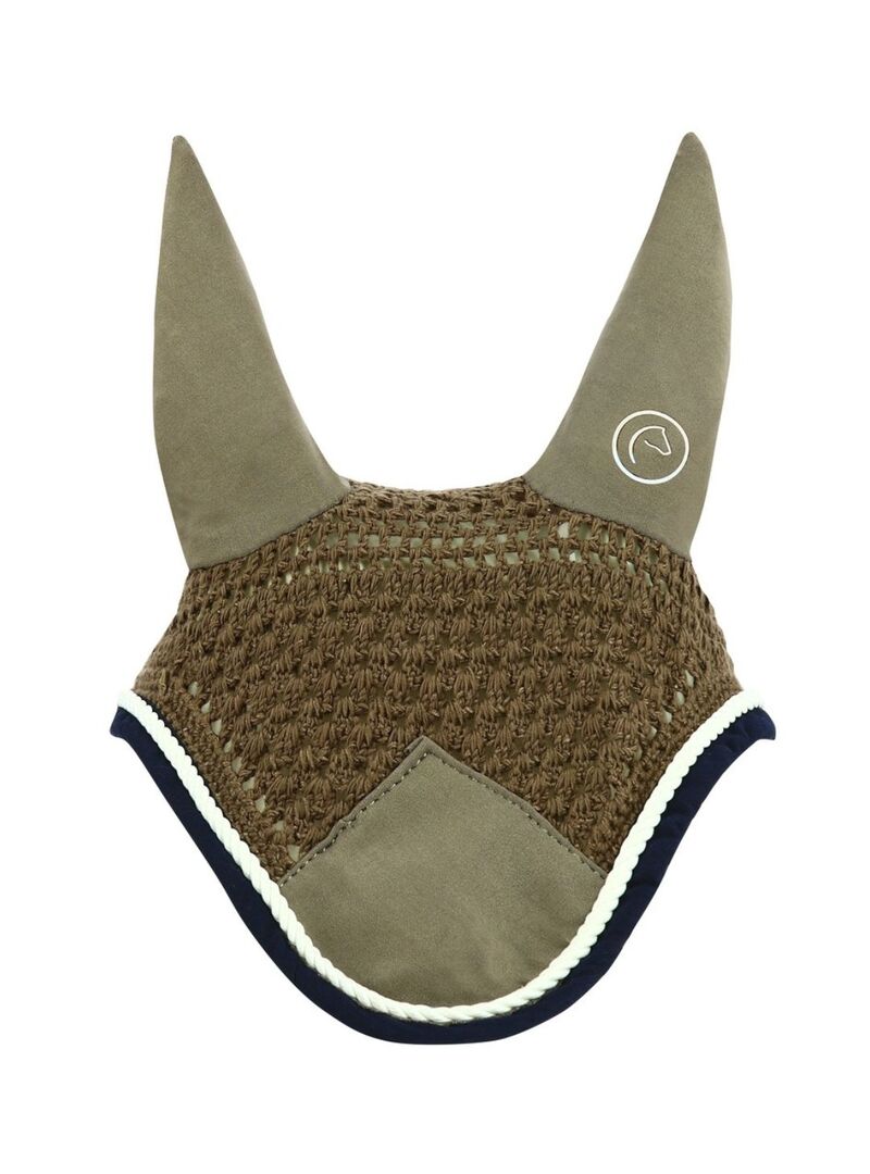 Orejeras Equithème "Polyfun" Taupe/Marino - Equitheme