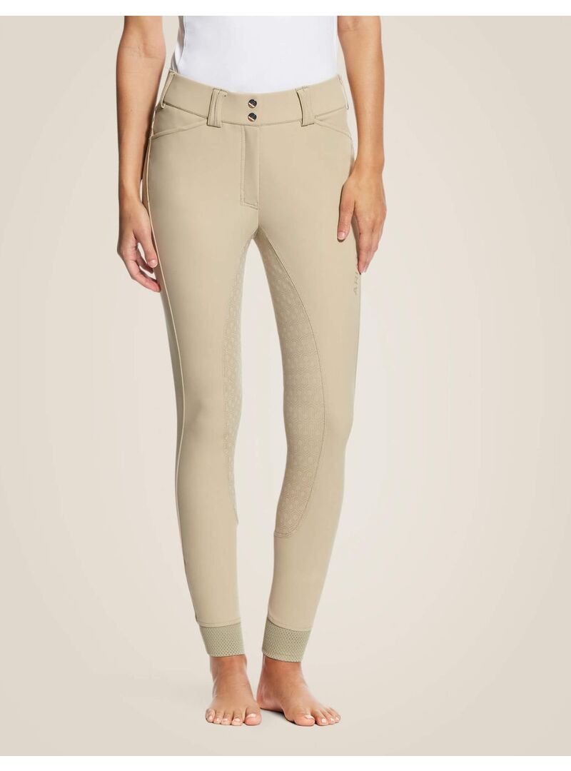 Pantalón Ariat Tri Factor Full Grip Seat Mujer Beige - Ariat
