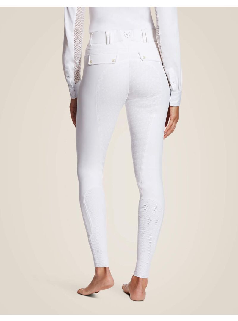 Pantalón Ariat Tri Factor Full Grip Seat Mujer Blanco - Ariat (2)